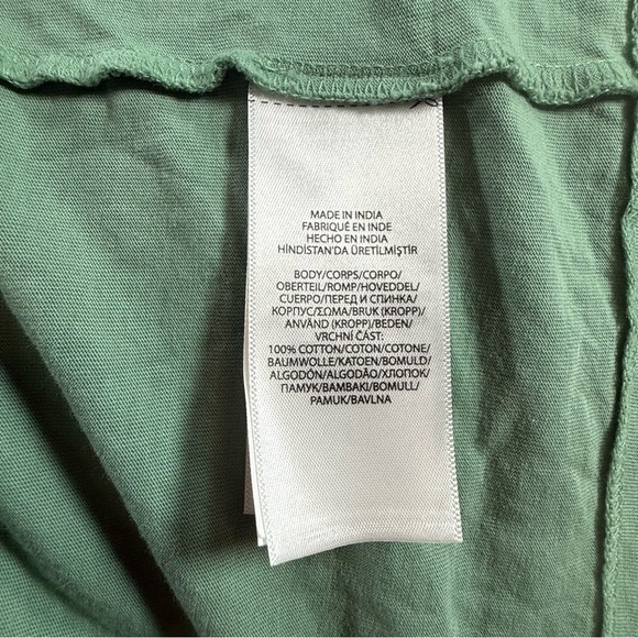 Ralph Lauren Green Tee with Plaid Logo - Picture 8 of 11
